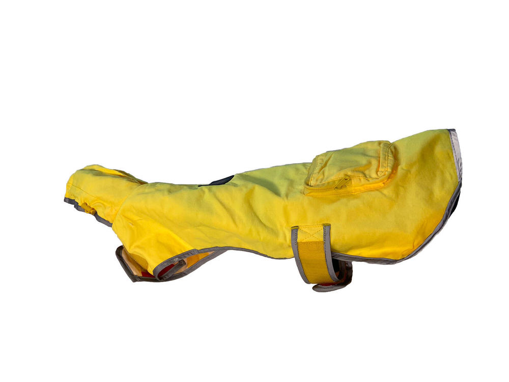 PENDLETON Yellow Pet Waterproof Glacier Lining Rain Coat Sz S